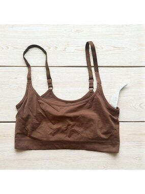 YITTY Brown Seamless Bra Bralette Size XL / XXL